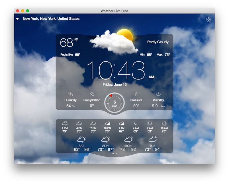 Weather applications for mac pro